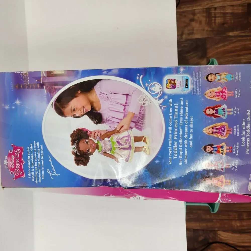 Disney Princess Tiana Royal Toddler Doll (Box crushed but never opened)